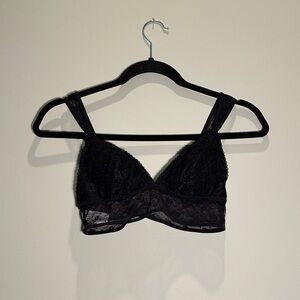 Elegant Black Lace Bralette